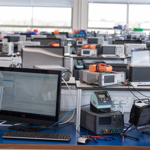 Laboratory with computers and electrical machines